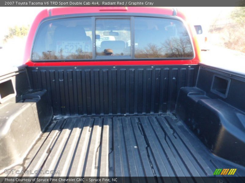 Radiant Red / Graphite Gray 2007 Toyota Tacoma V6 TRD Sport Double Cab 4x4
