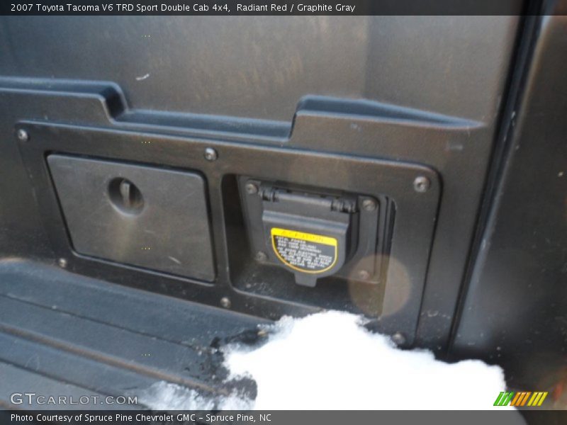 Radiant Red / Graphite Gray 2007 Toyota Tacoma V6 TRD Sport Double Cab 4x4