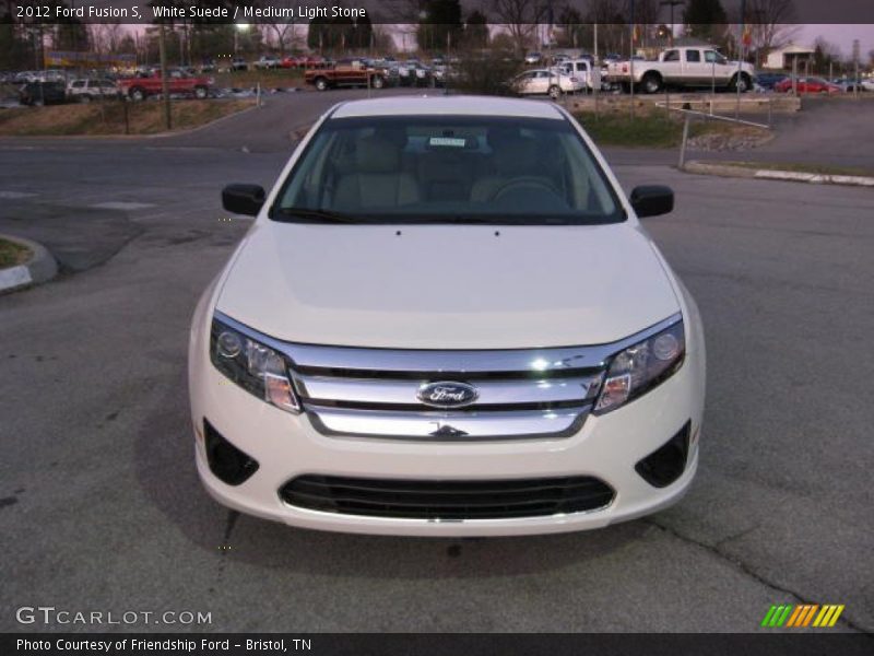  2012 Fusion S White Suede
