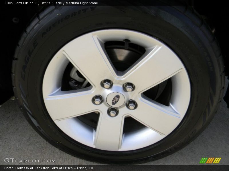 White Suede / Medium Light Stone 2009 Ford Fusion SE