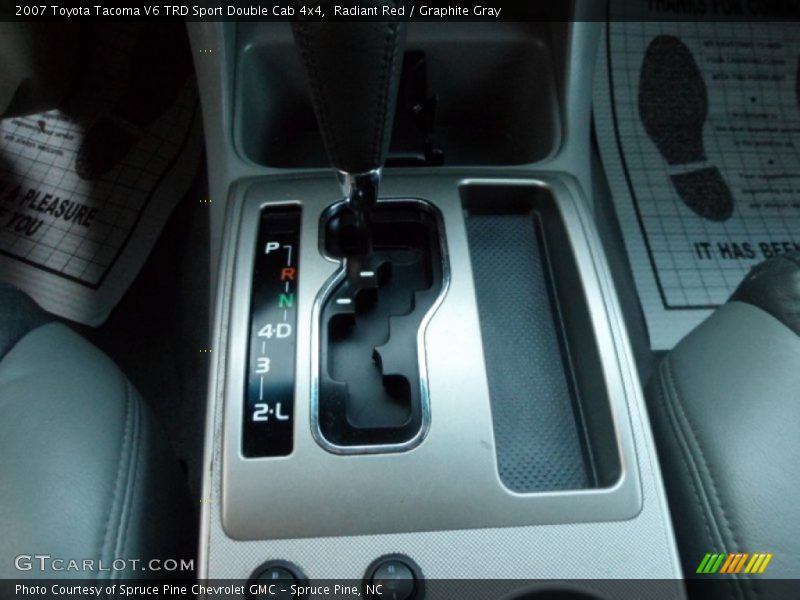 Radiant Red / Graphite Gray 2007 Toyota Tacoma V6 TRD Sport Double Cab 4x4