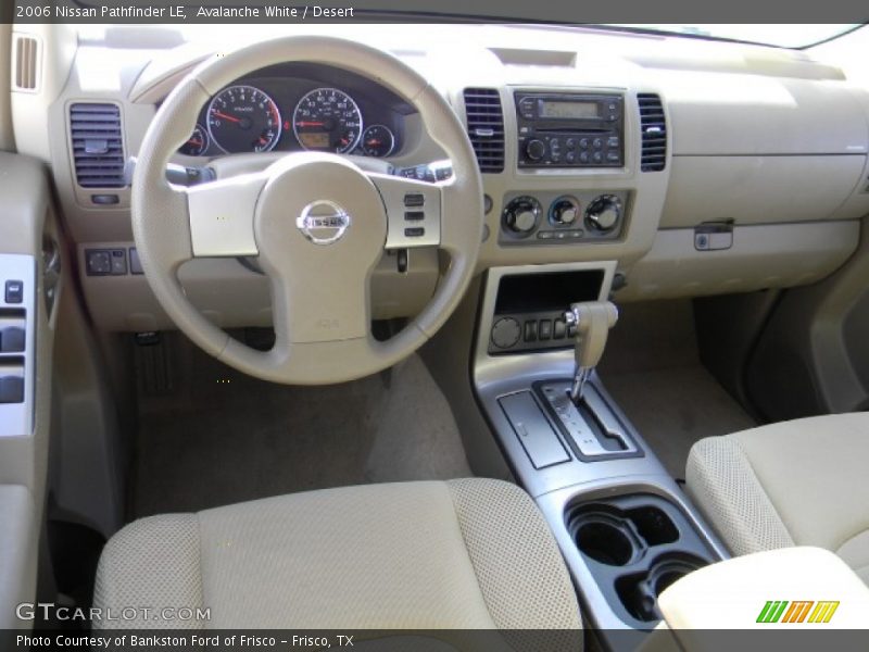 Avalanche White / Desert 2006 Nissan Pathfinder LE