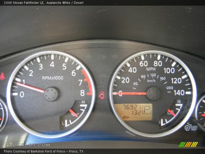 Avalanche White / Desert 2006 Nissan Pathfinder LE
