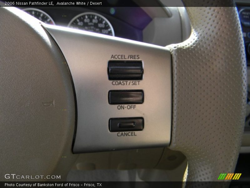 Avalanche White / Desert 2006 Nissan Pathfinder LE