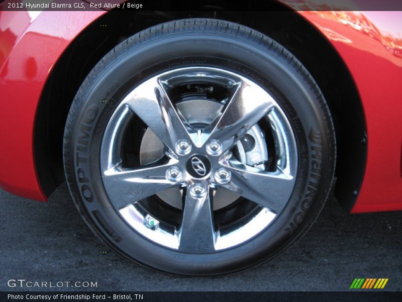 Red Allure / Beige 2012 Hyundai Elantra GLS