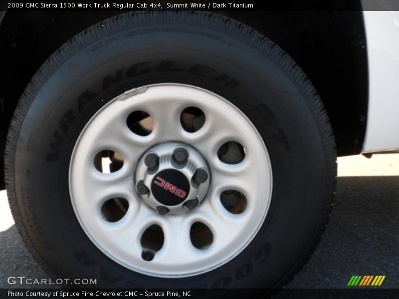 Summit White / Dark Titanium 2009 GMC Sierra 1500 Work Truck Regular Cab 4x4