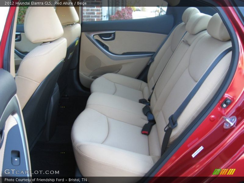 Red Allure / Beige 2012 Hyundai Elantra GLS