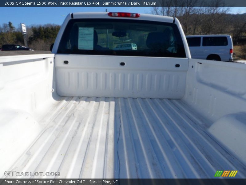 Summit White / Dark Titanium 2009 GMC Sierra 1500 Work Truck Regular Cab 4x4