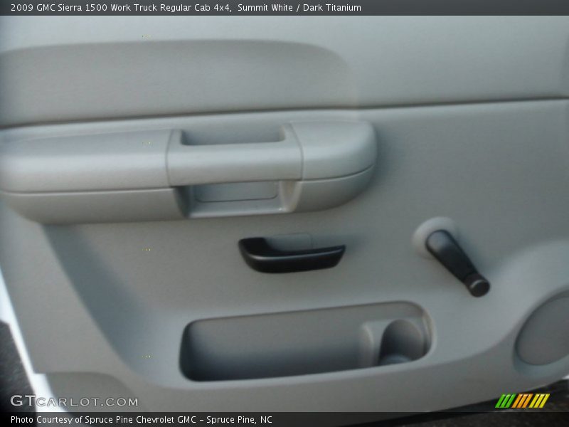 Summit White / Dark Titanium 2009 GMC Sierra 1500 Work Truck Regular Cab 4x4