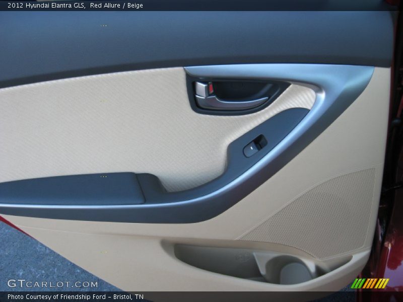 Red Allure / Beige 2012 Hyundai Elantra GLS