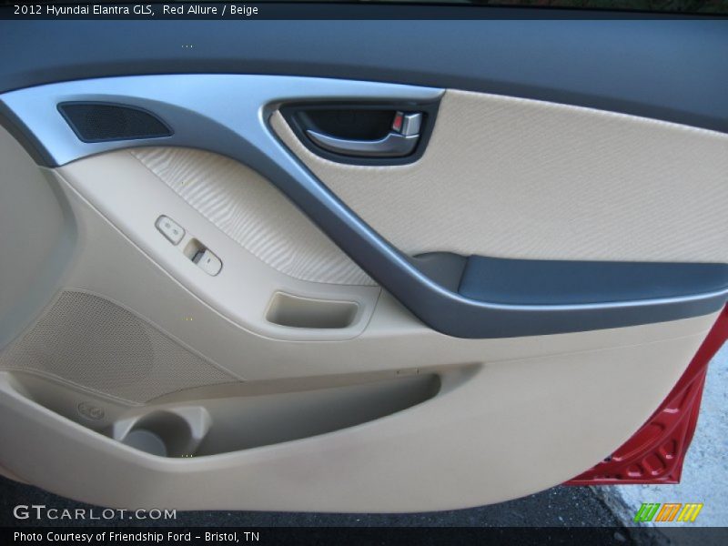 Red Allure / Beige 2012 Hyundai Elantra GLS