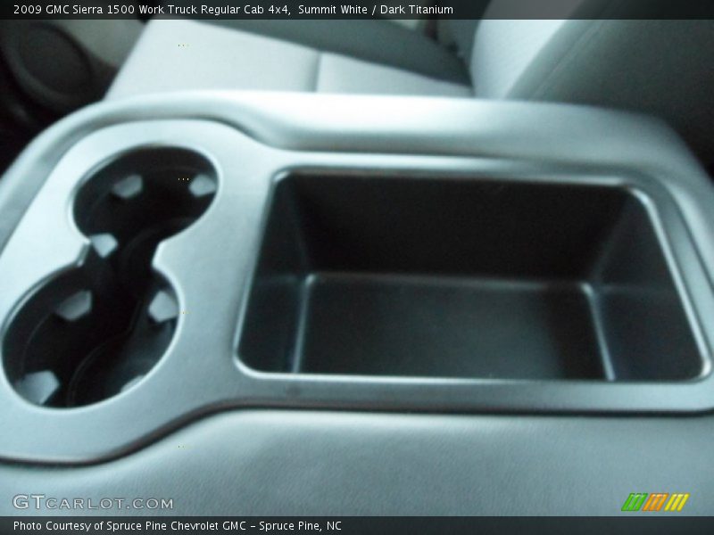 Summit White / Dark Titanium 2009 GMC Sierra 1500 Work Truck Regular Cab 4x4