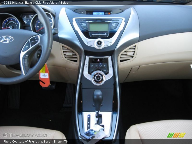Red Allure / Beige 2012 Hyundai Elantra GLS