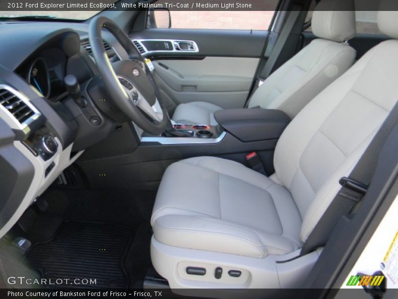  2012 Explorer Limited EcoBoost Medium Light Stone Interior