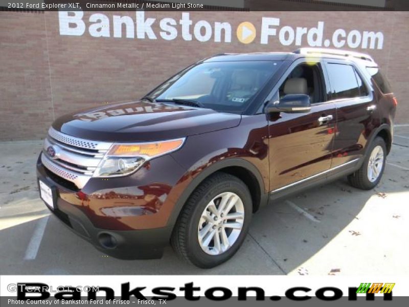 Cinnamon Metallic / Medium Light Stone 2012 Ford Explorer XLT