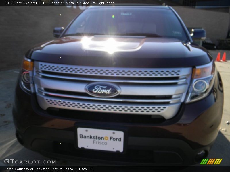 Cinnamon Metallic / Medium Light Stone 2012 Ford Explorer XLT