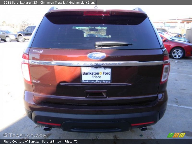 Cinnamon Metallic / Medium Light Stone 2012 Ford Explorer XLT
