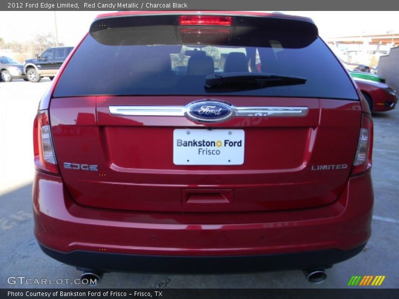Red Candy Metallic / Charcoal Black 2012 Ford Edge Limited
