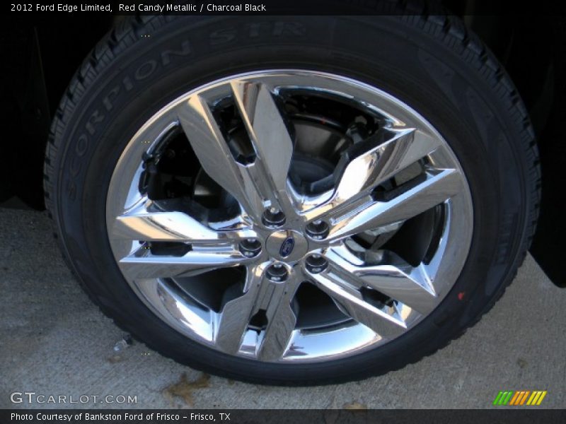Red Candy Metallic / Charcoal Black 2012 Ford Edge Limited