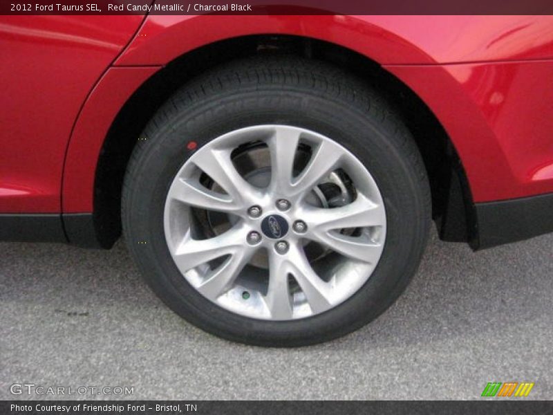 Red Candy Metallic / Charcoal Black 2012 Ford Taurus SEL