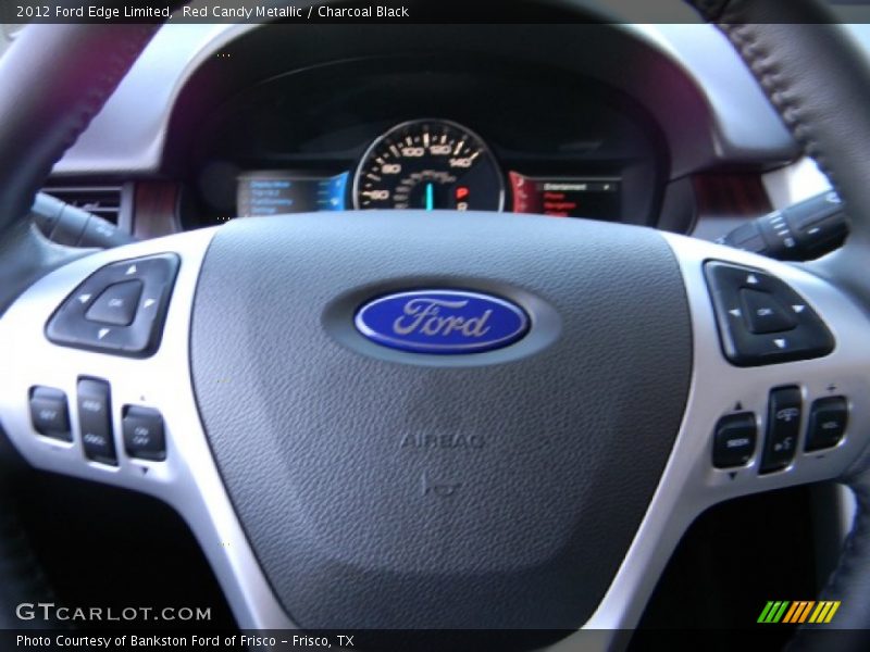 Red Candy Metallic / Charcoal Black 2012 Ford Edge Limited