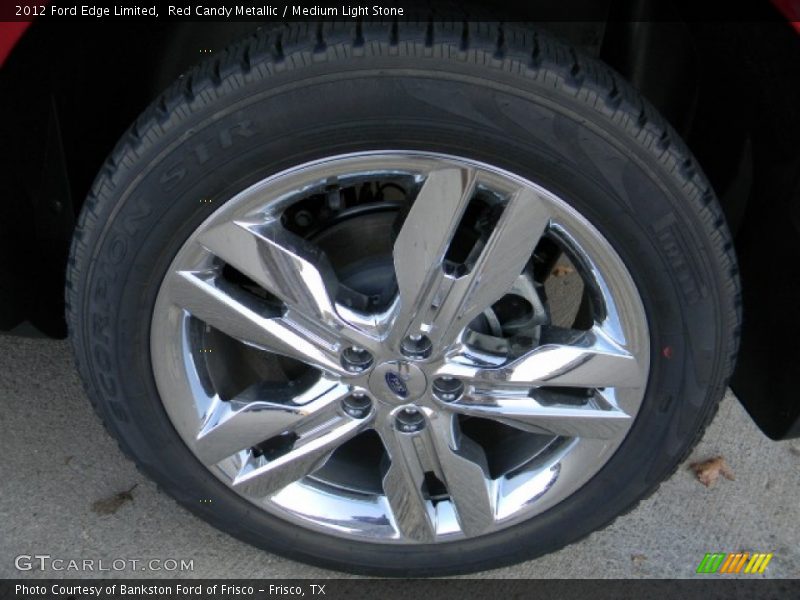 Red Candy Metallic / Medium Light Stone 2012 Ford Edge Limited