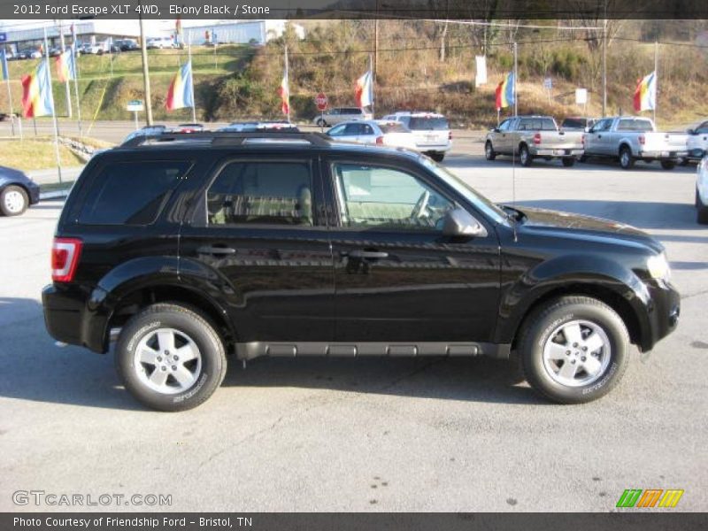 Ebony Black / Stone 2012 Ford Escape XLT 4WD