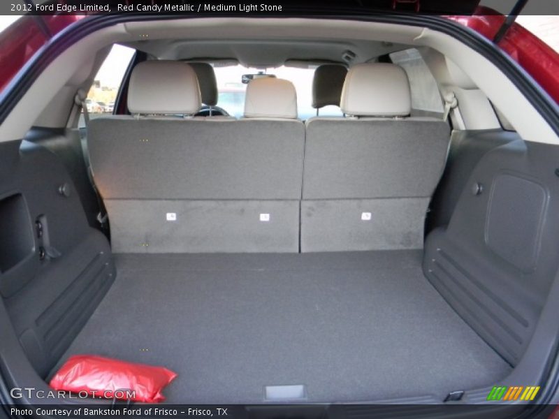 Red Candy Metallic / Medium Light Stone 2012 Ford Edge Limited
