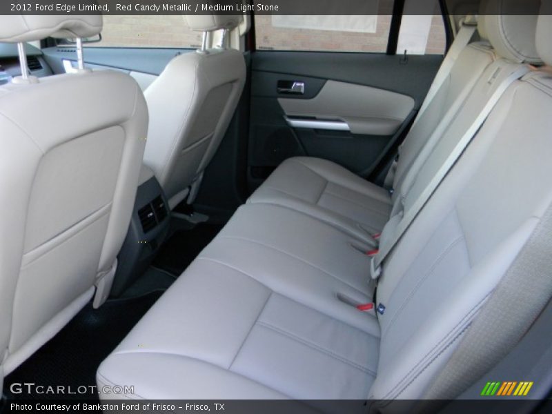Red Candy Metallic / Medium Light Stone 2012 Ford Edge Limited