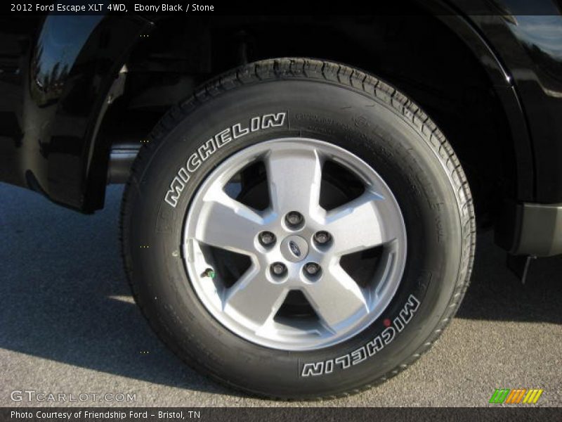 Ebony Black / Stone 2012 Ford Escape XLT 4WD