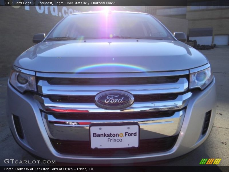 Ingot Silver Metallic / Charcoal Black 2012 Ford Edge SE EcoBoost