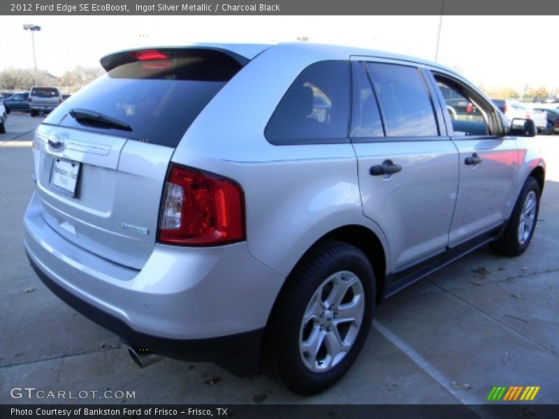 Ingot Silver Metallic / Charcoal Black 2012 Ford Edge SE EcoBoost