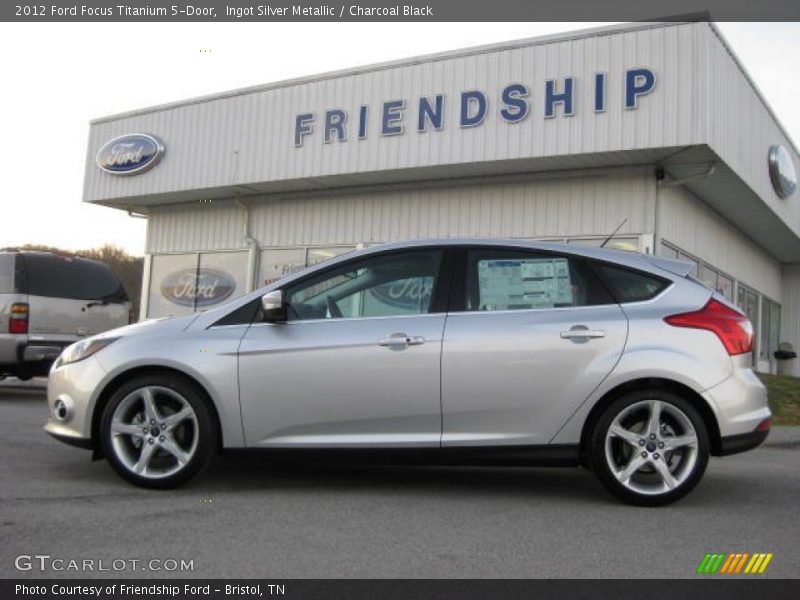 Ingot Silver Metallic / Charcoal Black 2012 Ford Focus Titanium 5-Door