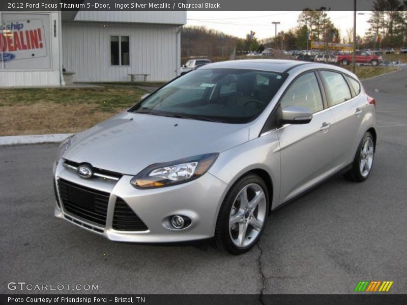 Ingot Silver Metallic / Charcoal Black 2012 Ford Focus Titanium 5-Door