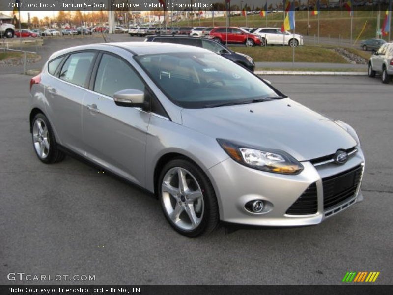 Ingot Silver Metallic / Charcoal Black 2012 Ford Focus Titanium 5-Door