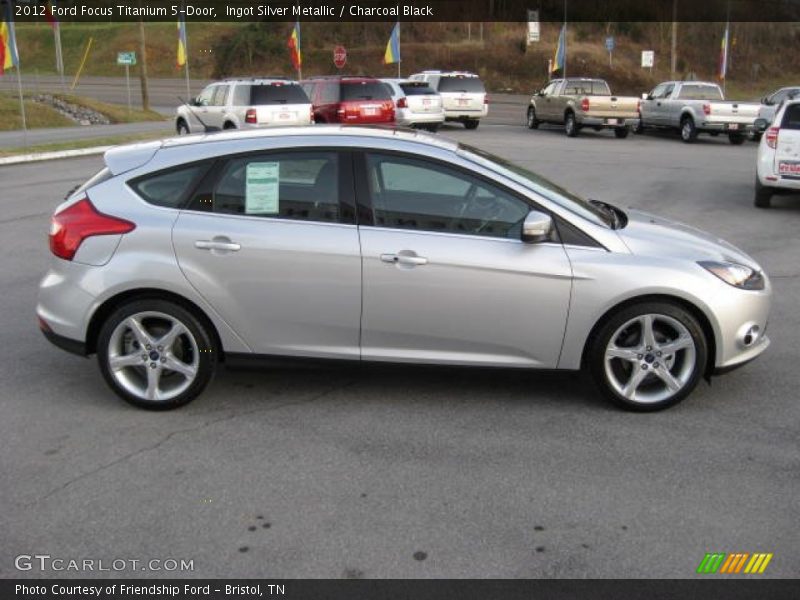 Ingot Silver Metallic / Charcoal Black 2012 Ford Focus Titanium 5-Door