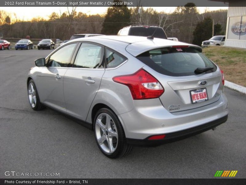 Ingot Silver Metallic / Charcoal Black 2012 Ford Focus Titanium 5-Door
