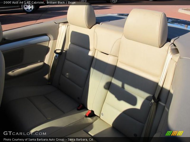 Brilliant Black / Beige 2006 Audi A4 1.8T Cabriolet