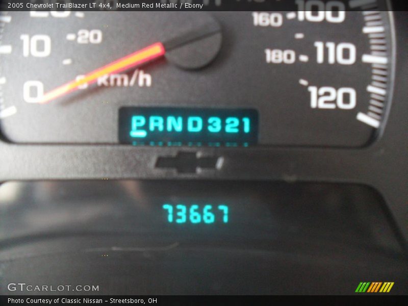 Medium Red Metallic / Ebony 2005 Chevrolet TrailBlazer LT 4x4