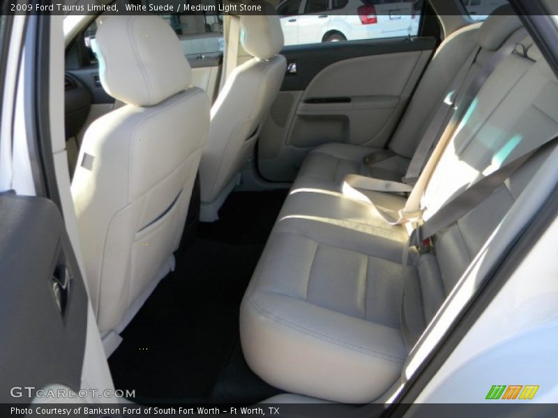 White Suede / Medium Light Stone 2009 Ford Taurus Limited