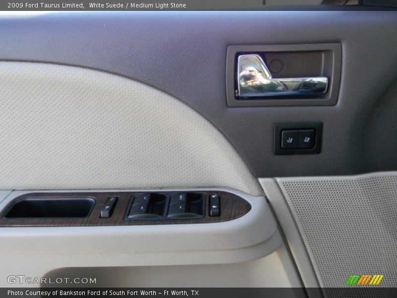 White Suede / Medium Light Stone 2009 Ford Taurus Limited