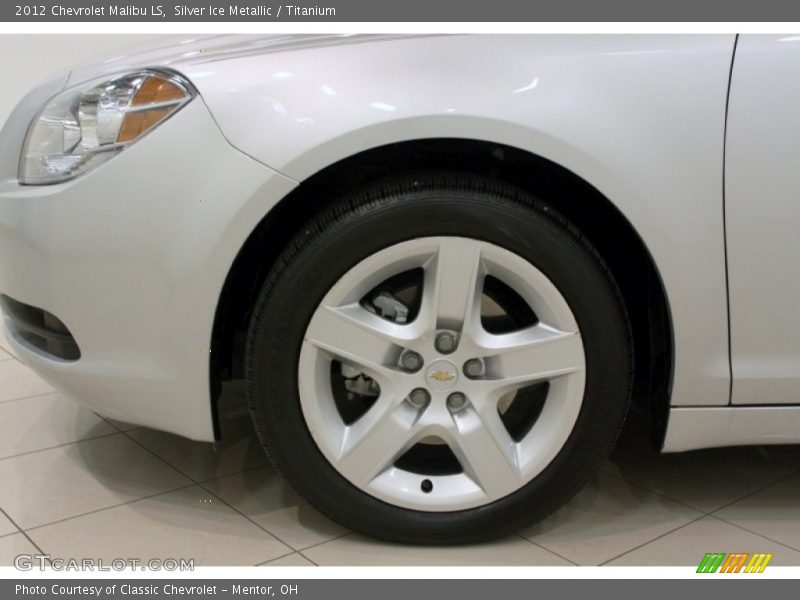 Silver Ice Metallic / Titanium 2012 Chevrolet Malibu LS