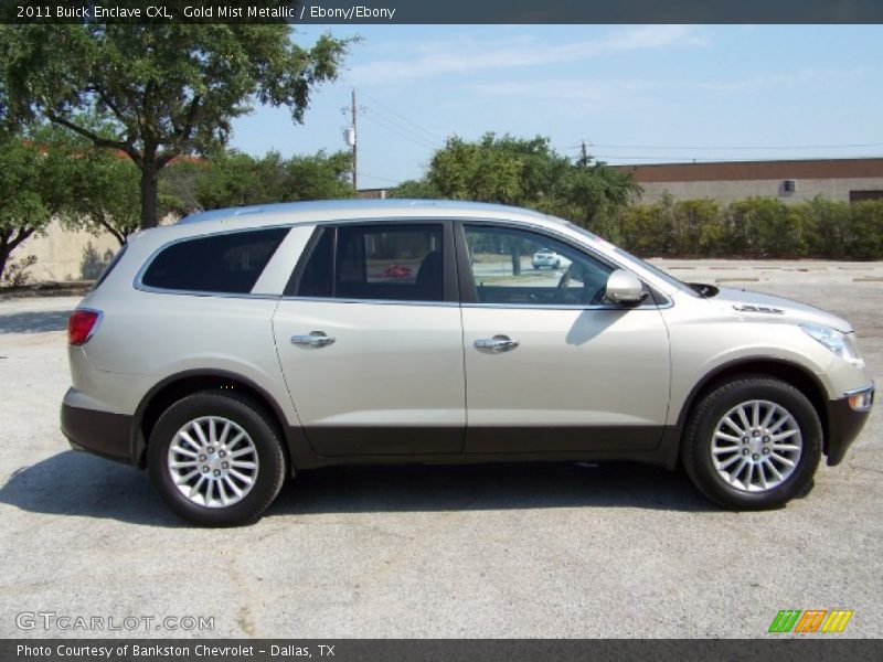 Gold Mist Metallic / Ebony/Ebony 2011 Buick Enclave CXL