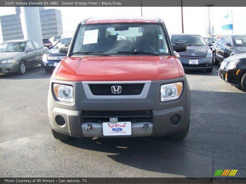Sunset Orange Pearl / Black/Gray 2005 Honda Element EX AWD