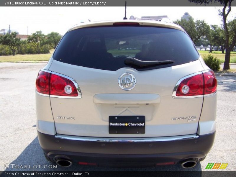 Gold Mist Metallic / Ebony/Ebony 2011 Buick Enclave CXL