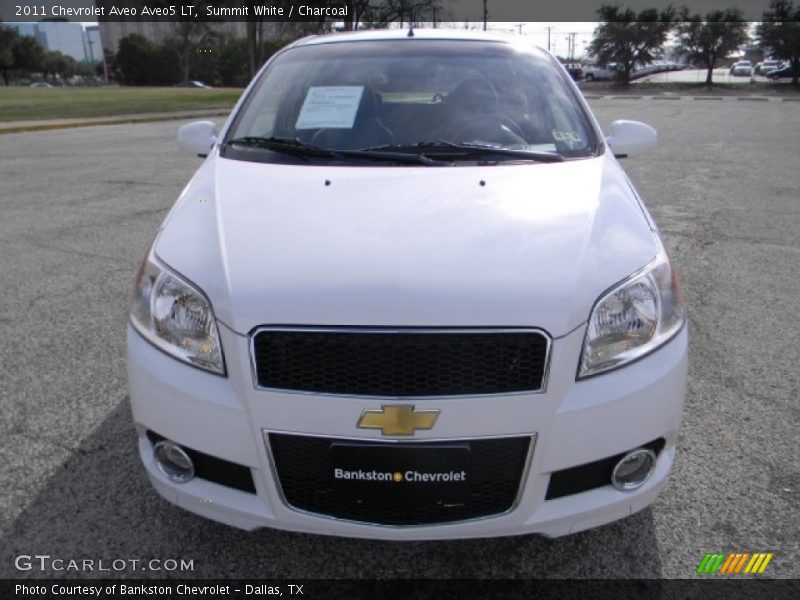 Summit White / Charcoal 2011 Chevrolet Aveo Aveo5 LT