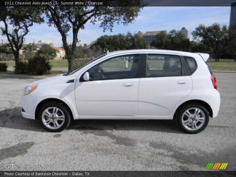 Summit White / Charcoal 2011 Chevrolet Aveo Aveo5 LT