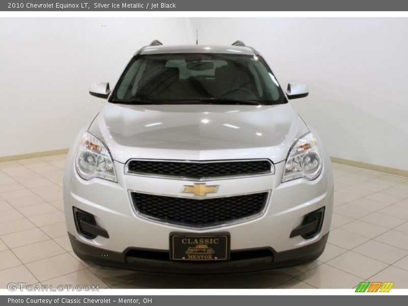 Silver Ice Metallic / Jet Black 2010 Chevrolet Equinox LT