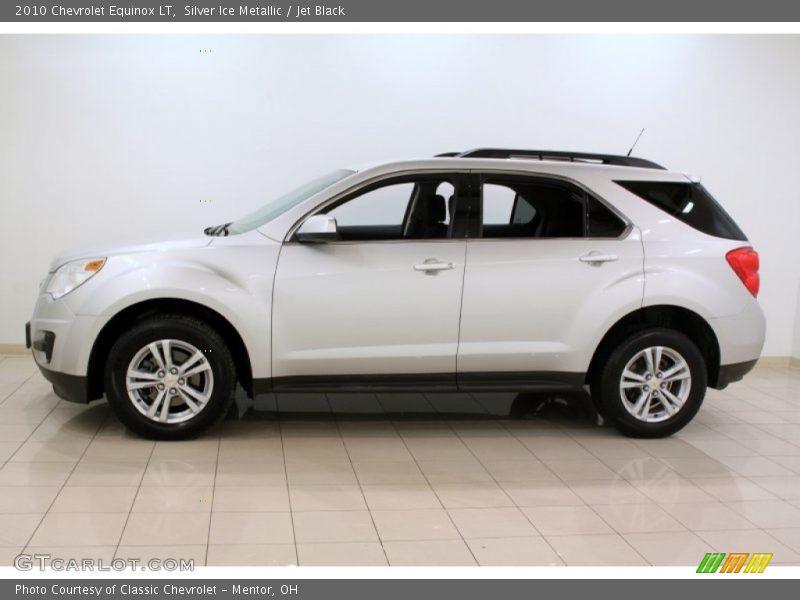 Silver Ice Metallic / Jet Black 2010 Chevrolet Equinox LT
