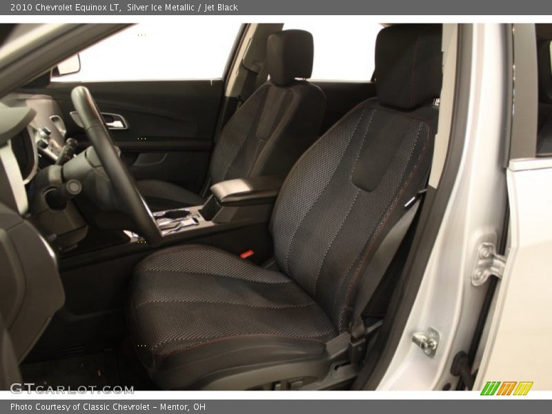 Silver Ice Metallic / Jet Black 2010 Chevrolet Equinox LT